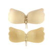 Beige Non-Wired Padded Stick-On Push-Up Bra FRENCH DAINA