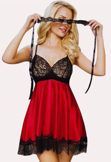 Honeymoon Lace Chemise for Women snazzyway