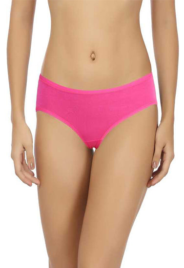 Snazzy Way Beauty Organic Plus Size Pure Magenta Cotton Panties(Pkt of 2) FRENCH DAINA