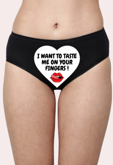 Customized Temptation Panty - A Secret Message snazzyway