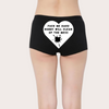 Personalized Naughty Text Panties for Her snazzyway