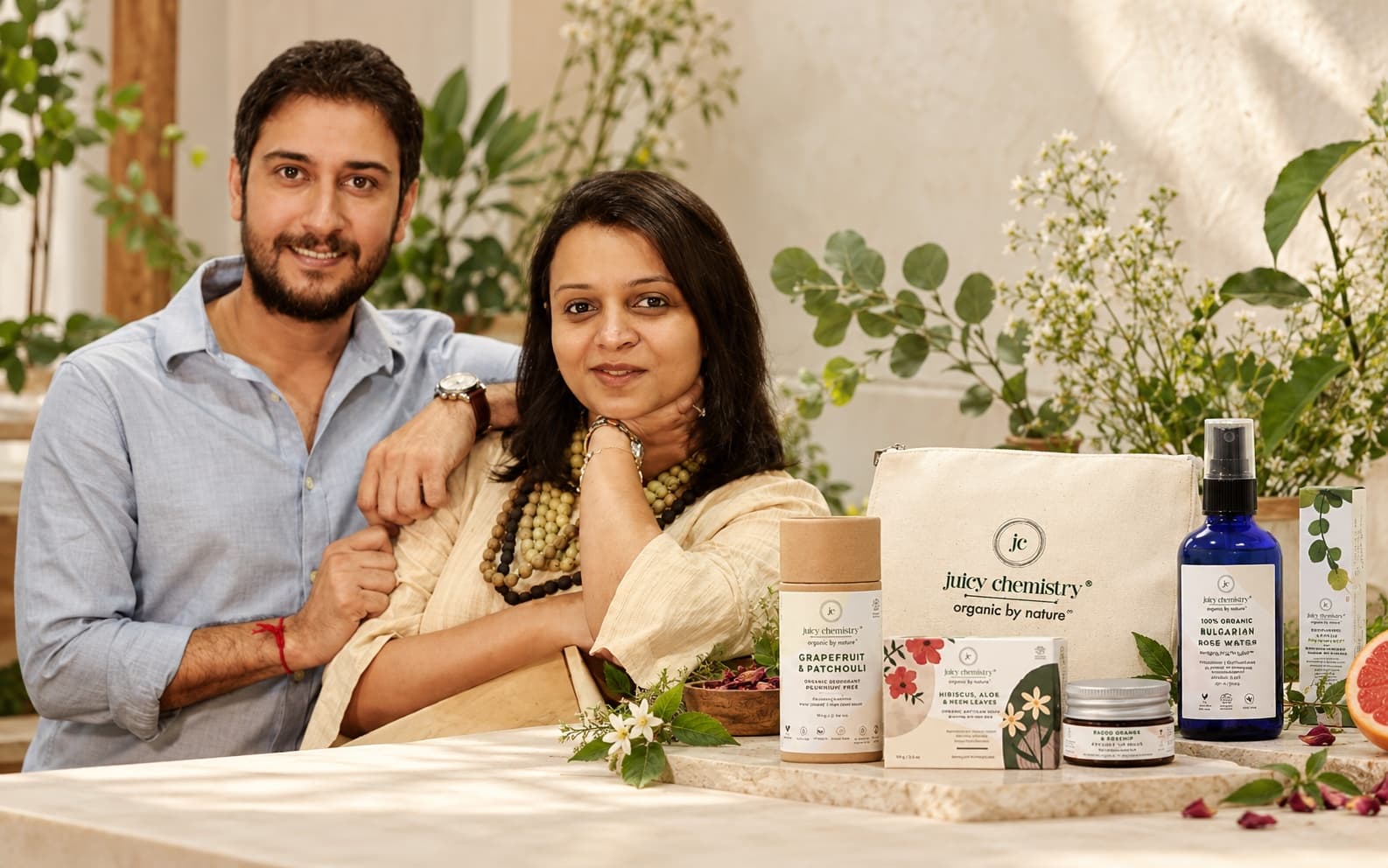 Juicy Chemistry Success Story: How Megha and Pritesh Asher Built an Organic Skincare Brand from a ₹5,000 Kitchen Experiment