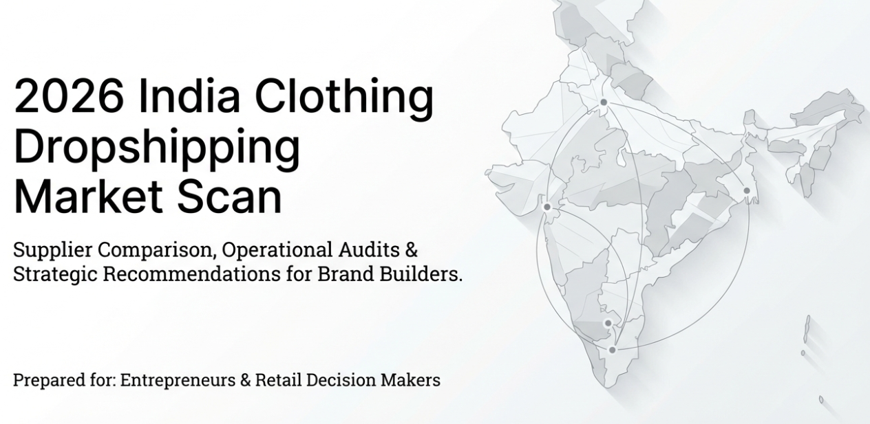 Which is the best clothing dropshipping supplier in India? — 2026 expert comparison