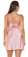Summer Party Satin Backless Dress snazzyway