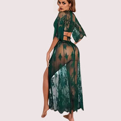 Stylish Sheer Net Top and Skirt Set Snazzyway