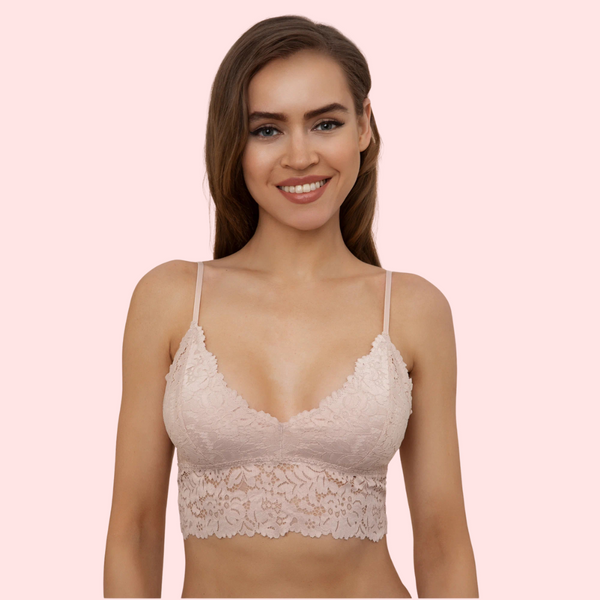 PK2 Elegant Lace Bralette Tops – Sexy & Stylish Snazzyway