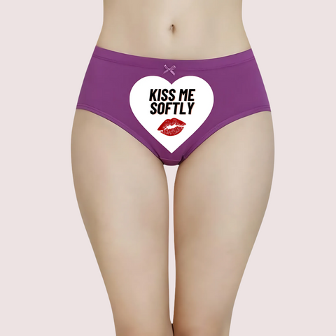 Kiss Me Softly Custom Panty for Her Snazzyway