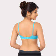 Women’s Simple Solid Colour Bras for Daily Use – Pack of 2 Snazzyway