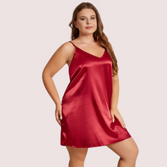 Midnight Grace Criss-Cross Back Nightdress – Plus Size Snazzyway