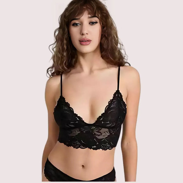 French Daina Signature Bralette Set for High Street Elegance in Gift Box