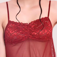 Flirty Sheer Chemise for Women Snazzyway