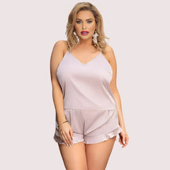 Dreamy Nights Plus Size Loungewear Set Snazzyway