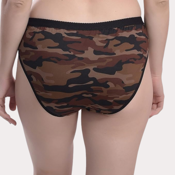 PK-12 Camouflage Print Comfort Briefs – Assorted Snazzyway