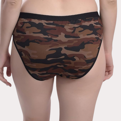PK-12 Camouflage Print Comfort Briefs – Assorted Snazzyway