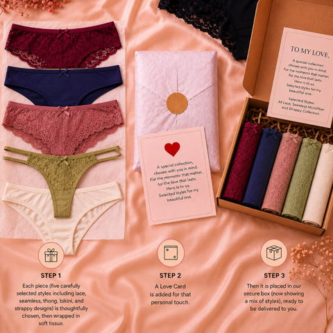 The Miss to Mrs. Box — Luxury 5-Piece Panty Gift Box Snazzyway