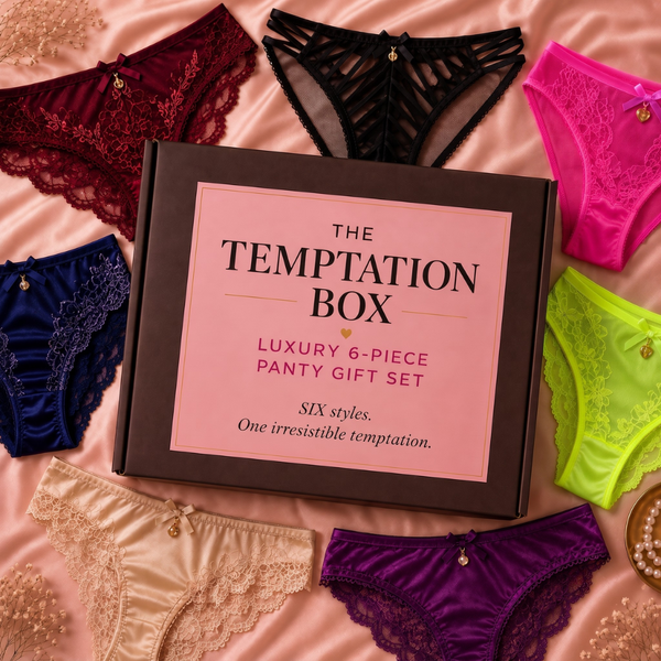 The Temptation Box — Luxury 6-Piece Panty Gift Set Snazzyway