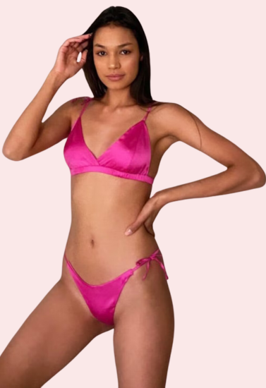 Affordable Pure Silk Bra Set for Women FRENCH DAINA