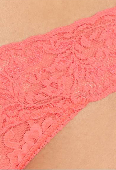 ♥ Full Floral Lace Thong Panty snazzyway