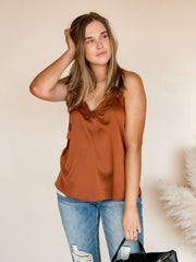 Women's Luxurious Satin Camisole Top snazzyway