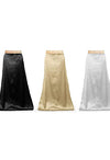 Combo Women&#39;s Satin Petticoat Inskirt (Black, Light-Beige, White) snazzyway