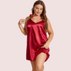 Criss Cross Back Elegant Nightdress in 4XL &amp;  5XL Size snazzyway