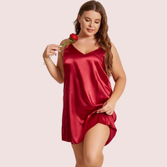 Criss Cross Back Elegant Nightdress in 4XL &  5XL Size snazzyway