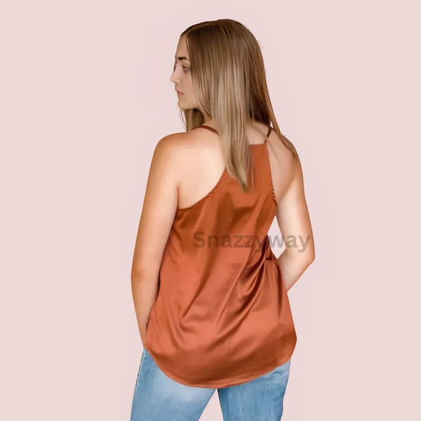 Women's Luxurious Satin Camisole Top Snazzyway