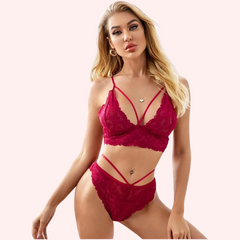 Elegant Lace Intimates Set for Honeymoon Nights snazzyway