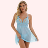 Enchanting Lace Babydoll Set with G-String snazzyway