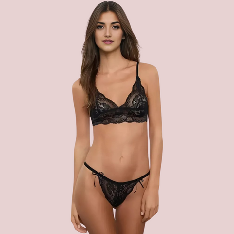 Bliss Veil Bralette & Brazilian Snazzyway