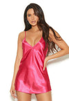 &quot;French Daina&quot; Pink silk satin cami top snazzyway