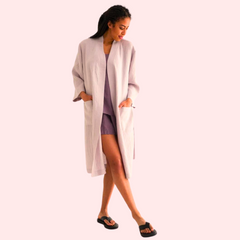 French Daina Premium Linen Robe French Daina