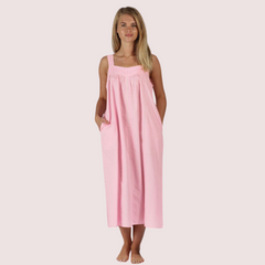 French Daina Sleeveless Premium Linen Gown French Daina