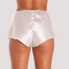 French Daina White Silk Satin French Elegance Knickers French Daina