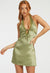 Glamorous Glossy silk Slip Mini Dress snazzyway