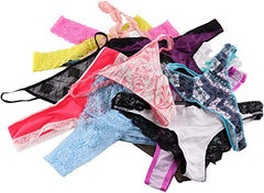 Six Assorted styles Thong's in One Pack snazzyway