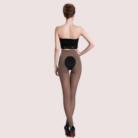 Sexy Women Open Crotch crotchless pantyhose Snazzyway