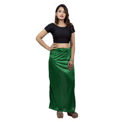 Indian Saree Shining Solid areas for silk Slips Skirt For Her. snazzyway