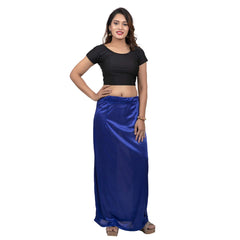 Indian Saree's Petticoat for Women Silk Satin Underskirt Solid Inner Wear snazzyway