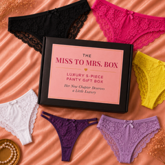 The Miss to Mrs. Box — Luxury 5-Piece Panty Gift Box Snazzyway