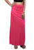 Ladies Glossy silk saree's Pink Petticoat snazzyway