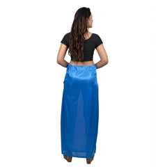 Ladies' Silk Saree Blue Petticoat snazzyway