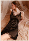 Beautiful Silk Slipover Nightwear Dress snazzyway