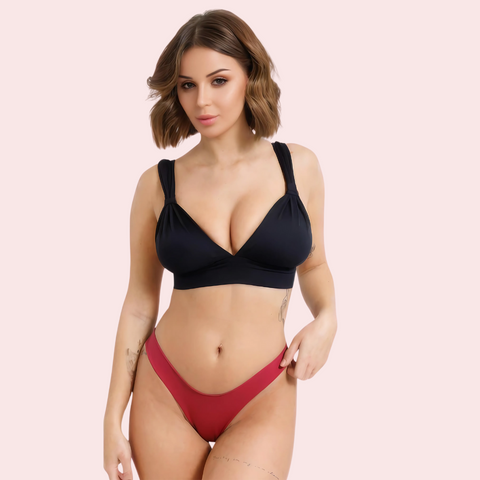 Scarlet Tide Classic Bikini Bottom Snazzyway