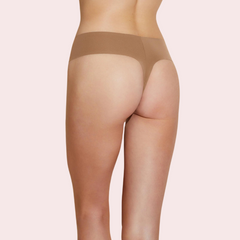 M&s Beige Seamless Thong French Daina