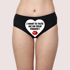 Customized Temptation Panty - A Secret Message Snazzyway
