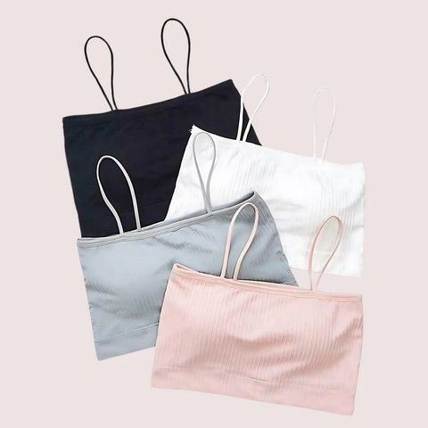 3 pack total comfort padded cami bras Snazzyway