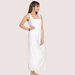 Comfortable Maxi Cotton Nighty Gown Snazzyway