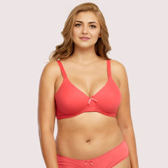 2 Pack No Wire Full Cup Light Padded bra Snazzyway