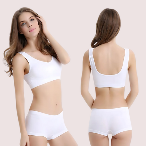 Medium Impact Sports Bra Boyshort Set Snazzyway